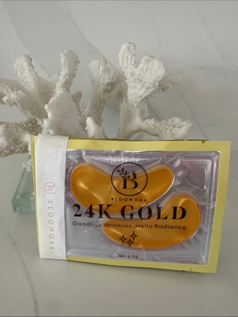 Bloomora  24K Gold Eye Mask Set - pack of 5.